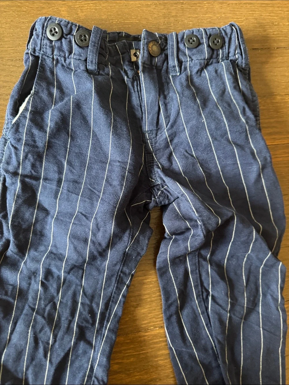 Fith Children's Navy Pinstripe Pants